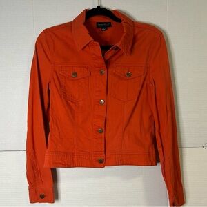 Orange Jean Jacket
